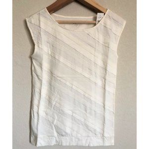 NWT Loft Tiered Sleeveless Blouse